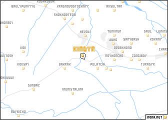 map of Kindyr