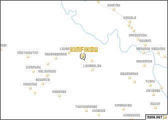 map of Kinfikou