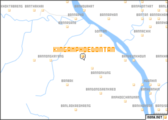 map of King Amphoe Don Tan