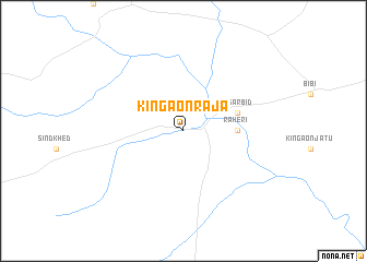map of Kingaon Rāja