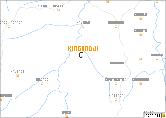 map of Kingondji