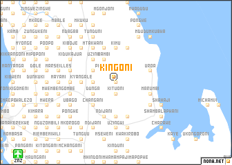 map of Kingoni