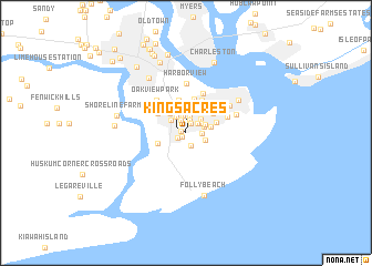 map of Kings Acres