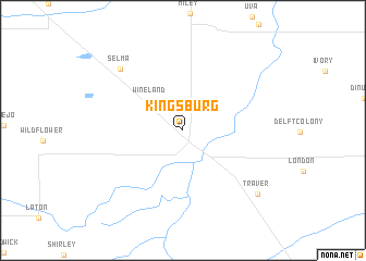 map of Kingsburg