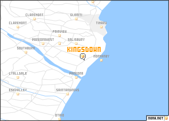 map of Kingsdown