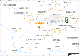 map of Kings Grant