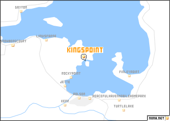 map of Kings Point