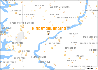 map of Kingston Landing