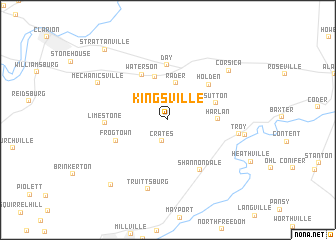 map of Kingsville