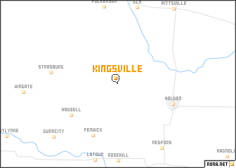 map of Kingsville