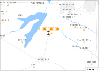 map of Kingswood