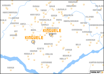 map of Kinguélé