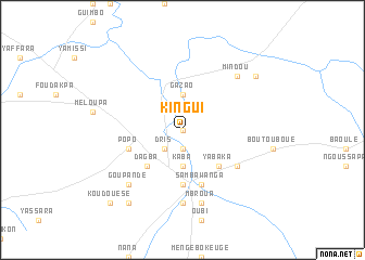 map of Kingui