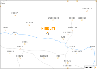 map of Ķinguti