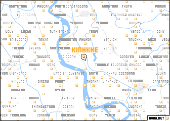 map of Kinh Khê