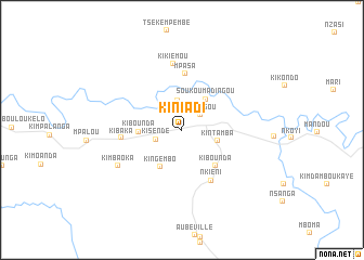 map of Kiniadi