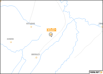 map of Kinia