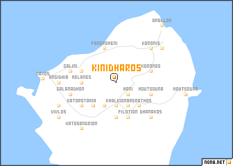 map of Kinídharos