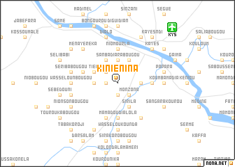 map of Kiniénina