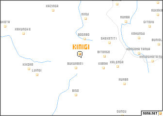 map of Kinigi
