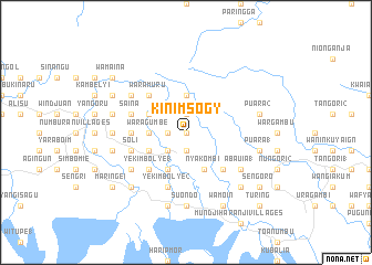 map of Kinimsogy