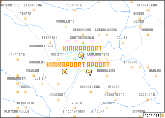 map of Kinirapoort