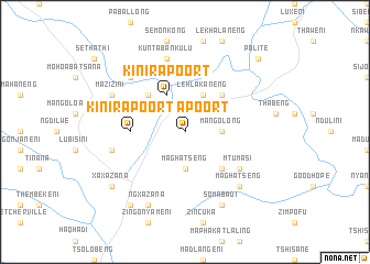 map of Kinira Poort