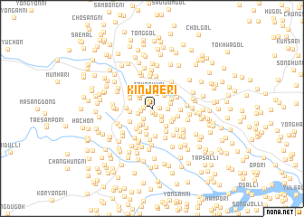 map of Kinjae-ri