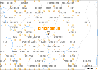 map of Kinkinginun