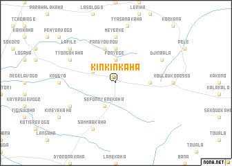 map of Kinkinkaha