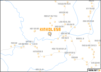 map of Kinkolésa