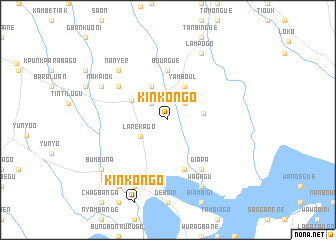 map of Kinkongo