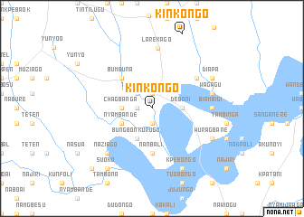 map of Kinkongo