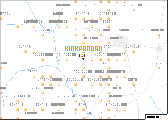 map of Kinkpandan