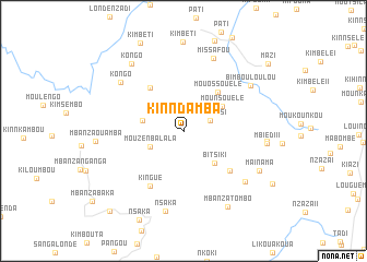 map of Kinndamba