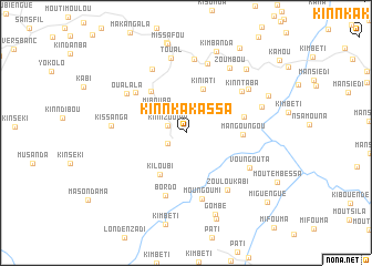 map of Kinnkakassa