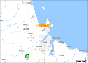 map of Kinondoni