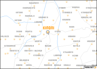 map of Kinoni