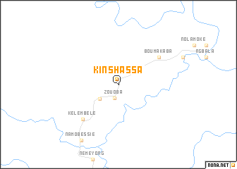 map of Kinshassa