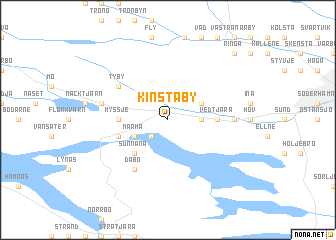 map of Kinstaby