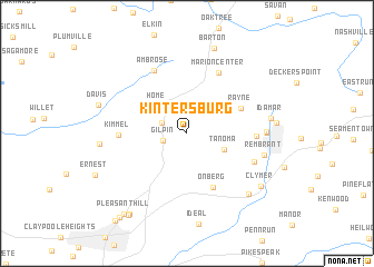 map of Kintersburg
