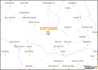 map of Kintinian