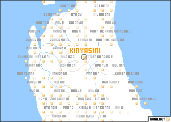 map of Kinyasini