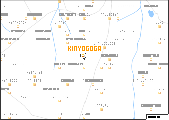 map of Kinyogoga