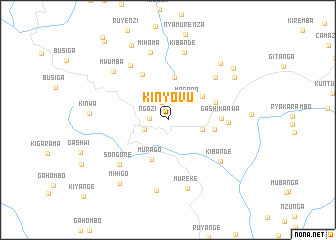 map of Kinyovu