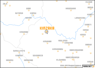 map of Kinzaka