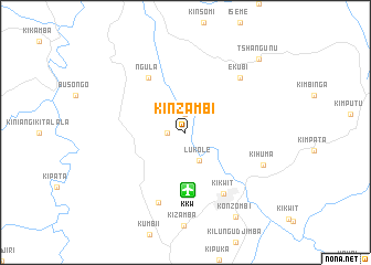 map of Kinzambi