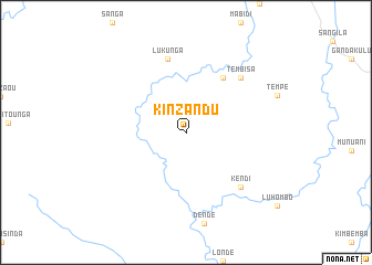 map of Kinzandu