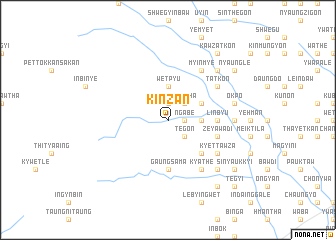 map of Kinzan