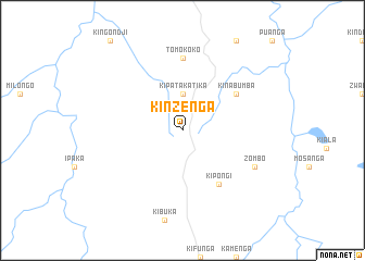 map of Kinzenga